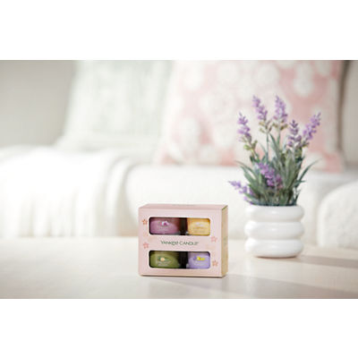4 Mini Filled Votives Gift Set 