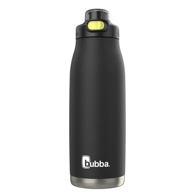 bubba Radiant Stainless Steel Water Bottle with Push-Button Chug Lid, 32oz