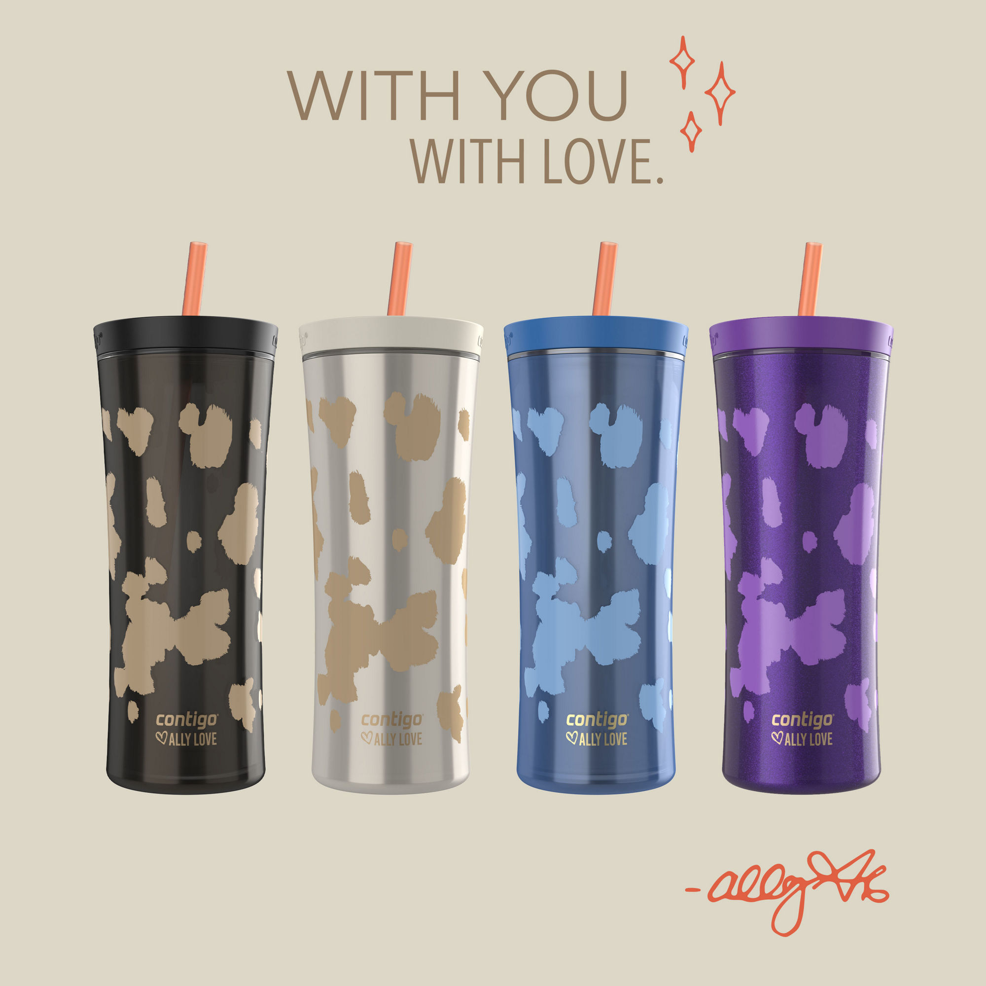 Contigo® x Ally Love Streeterville AUTOCLOSE® Shake & Go® Tumbler