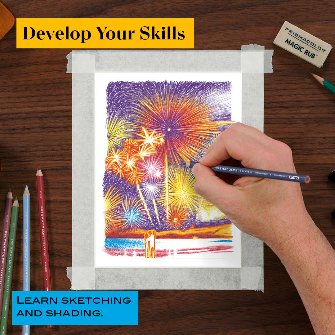 Technique™ Fireworks Drawing Set | Prismacolor