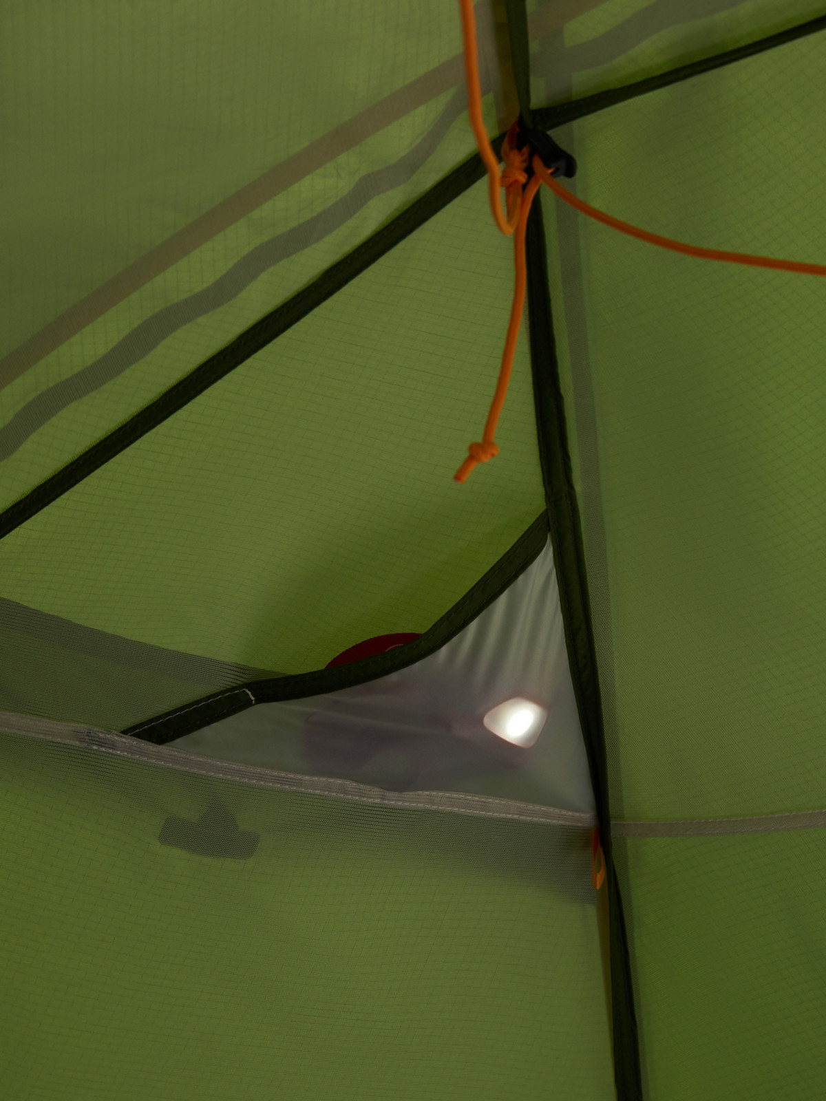 Marmot tent with interior storage pocket