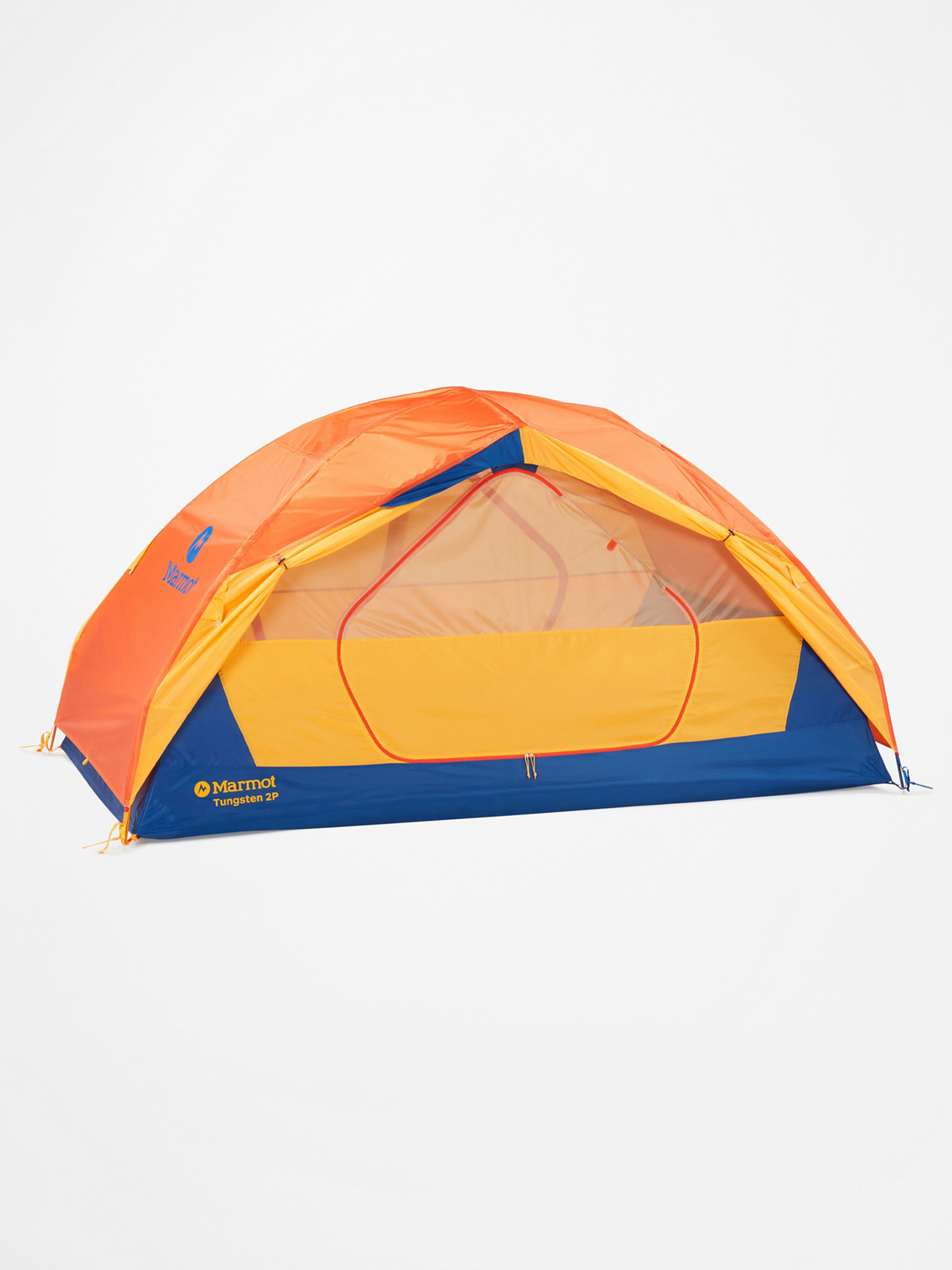 Marmot tungsten 2 person tent with orange rain fly