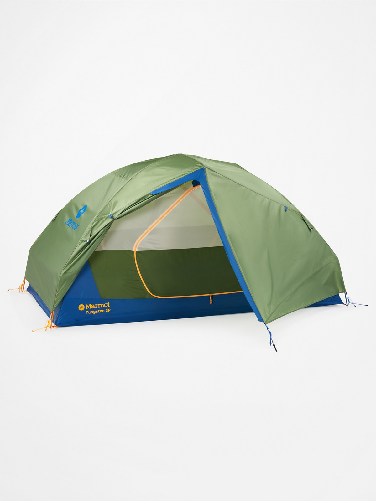 Marmot tungsten 3 person tent with green rain fly