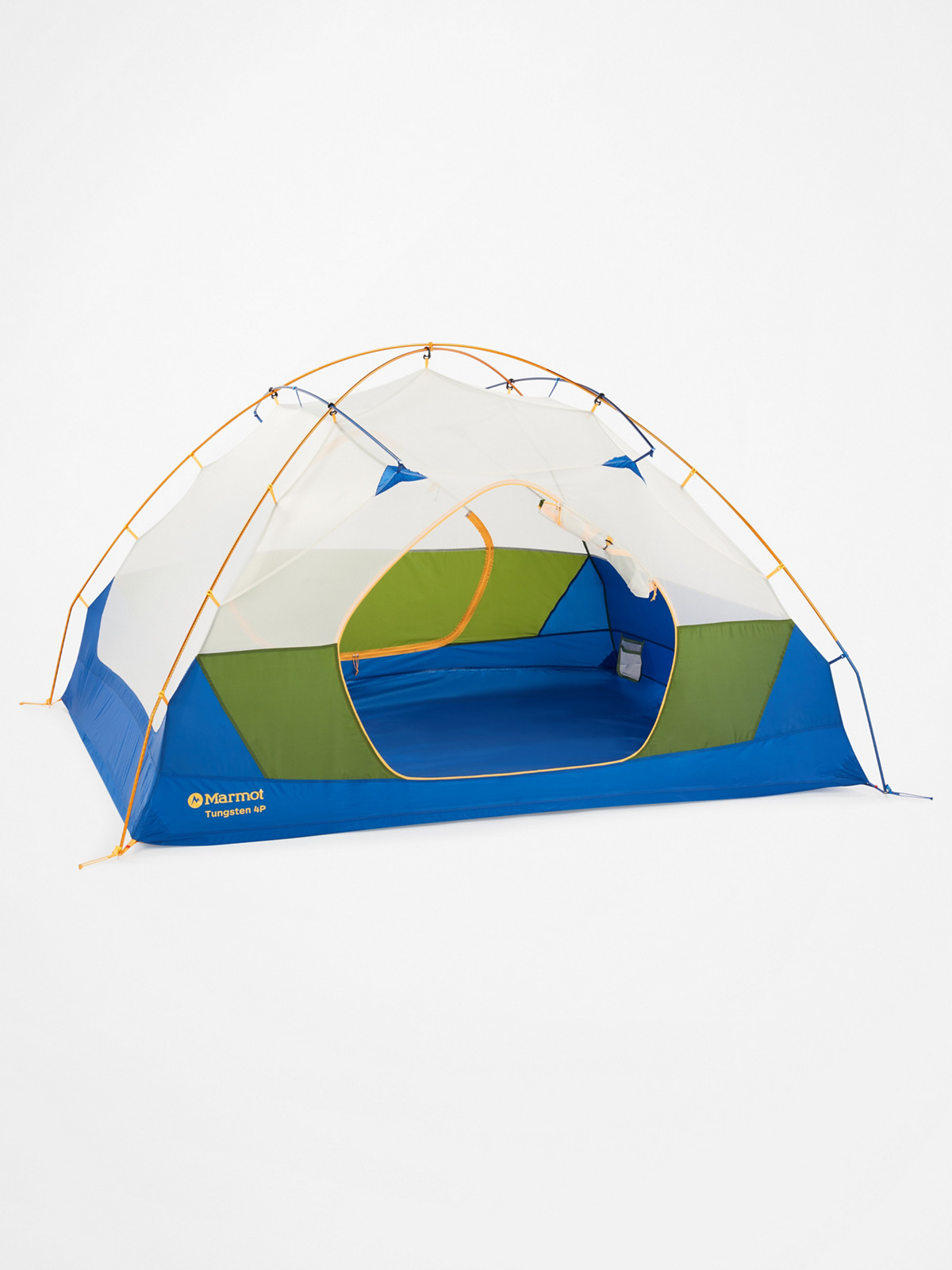 tent with front unzipped