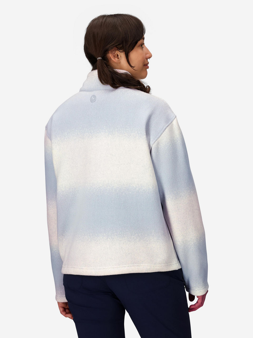Women's Heavyweight Drop Line Printed Sweater Fleece Half-Zip (Fall 2025)