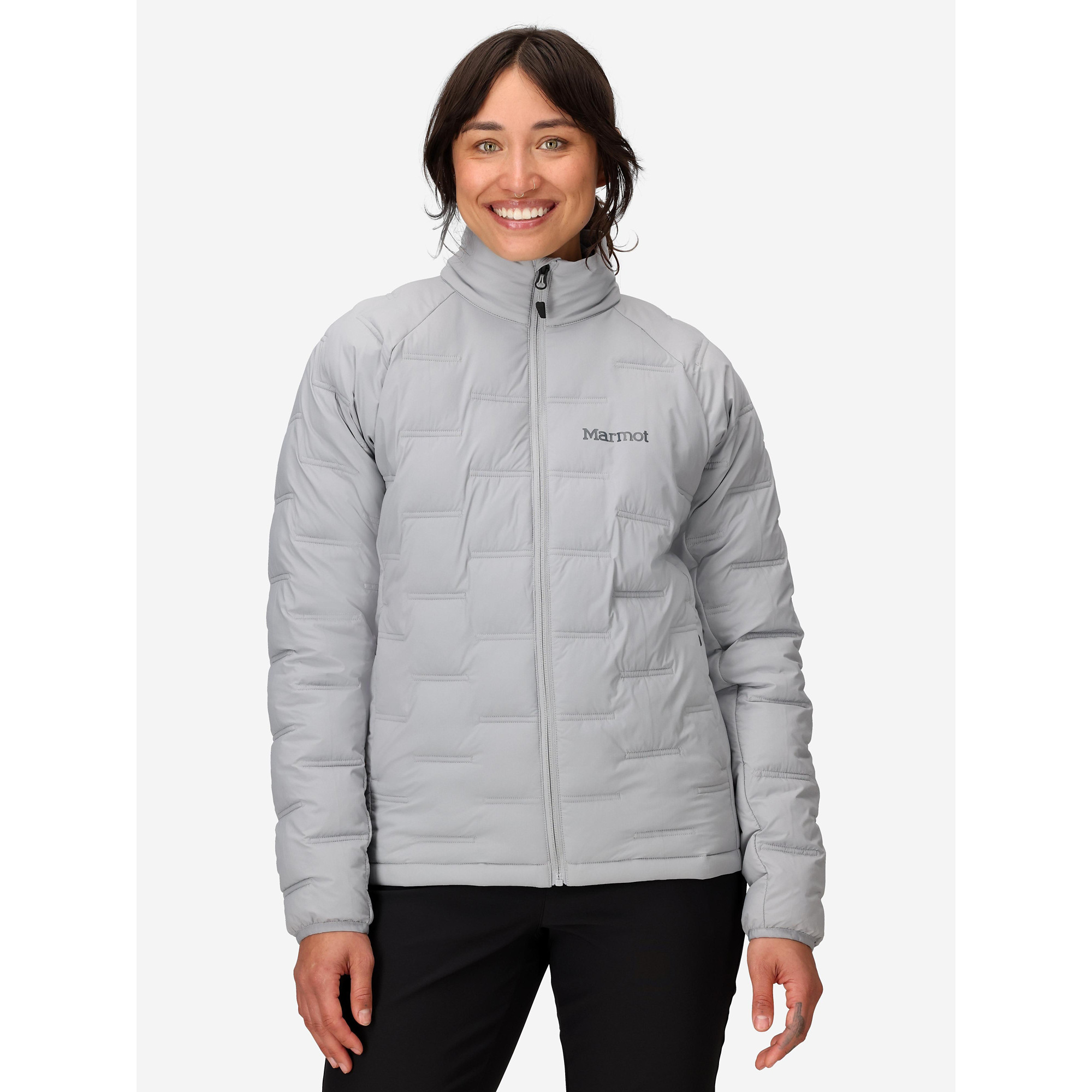 Marmot Women's WarmCube Active Novus Non-Hooded Jacket in Sleet - Size: Small