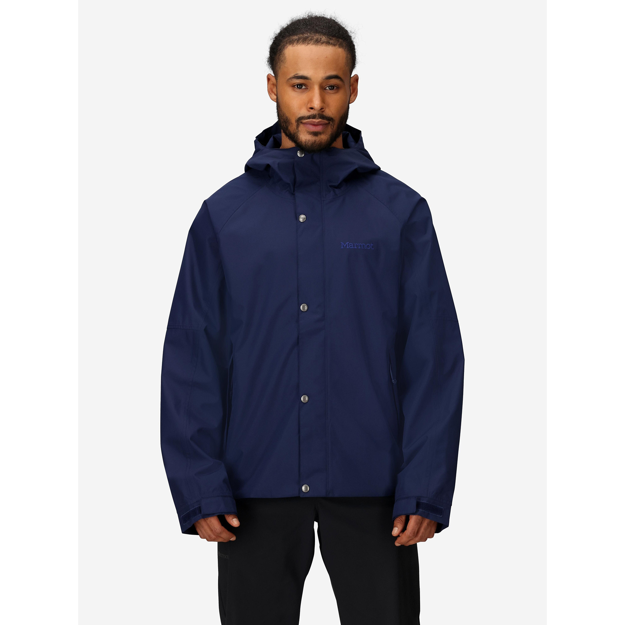 Marmot Men's Cascade Waterproof Full-Zip Hooded Jacket - Arctic Navy