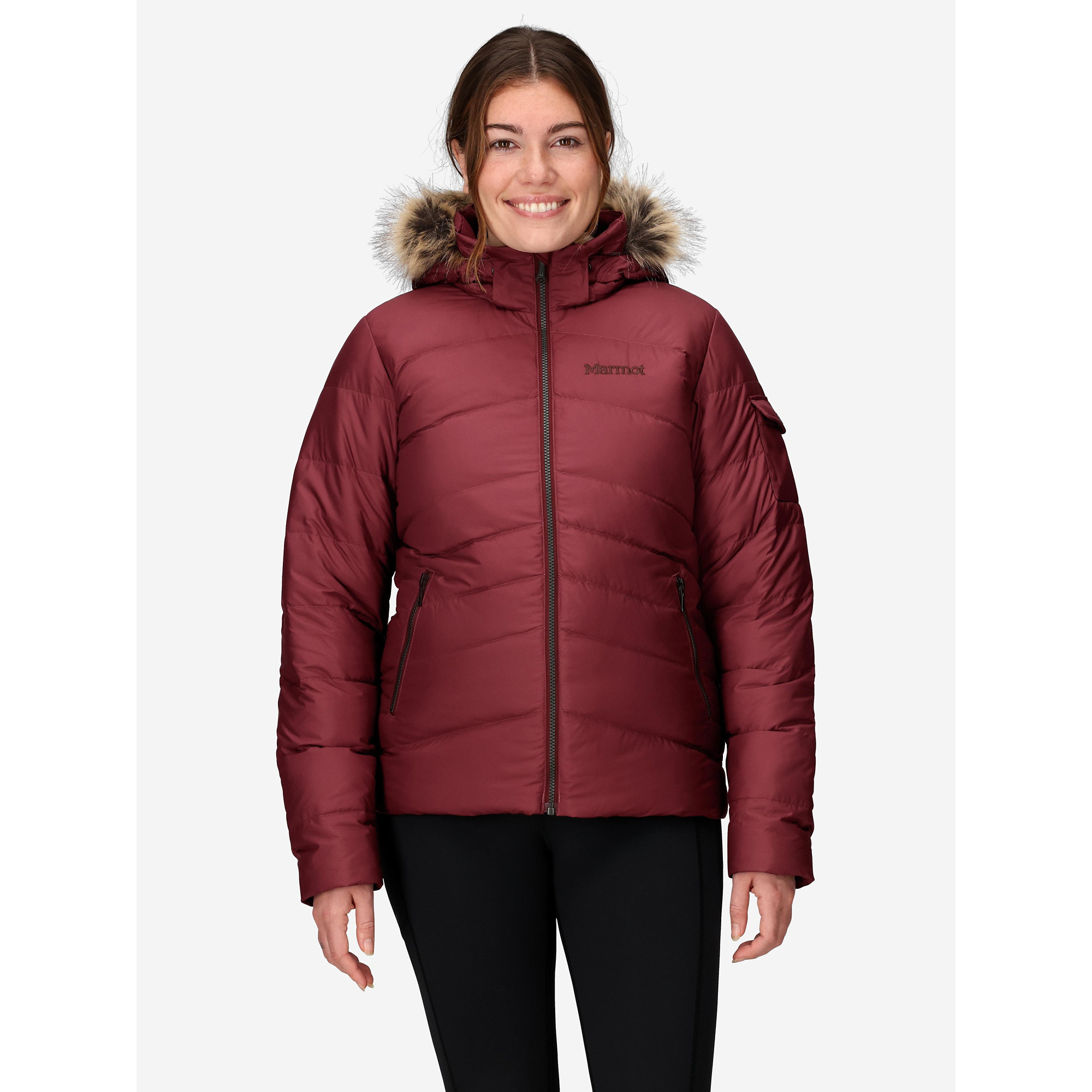 Marmot Women's Ithaca Down Jacket in Acai Berry