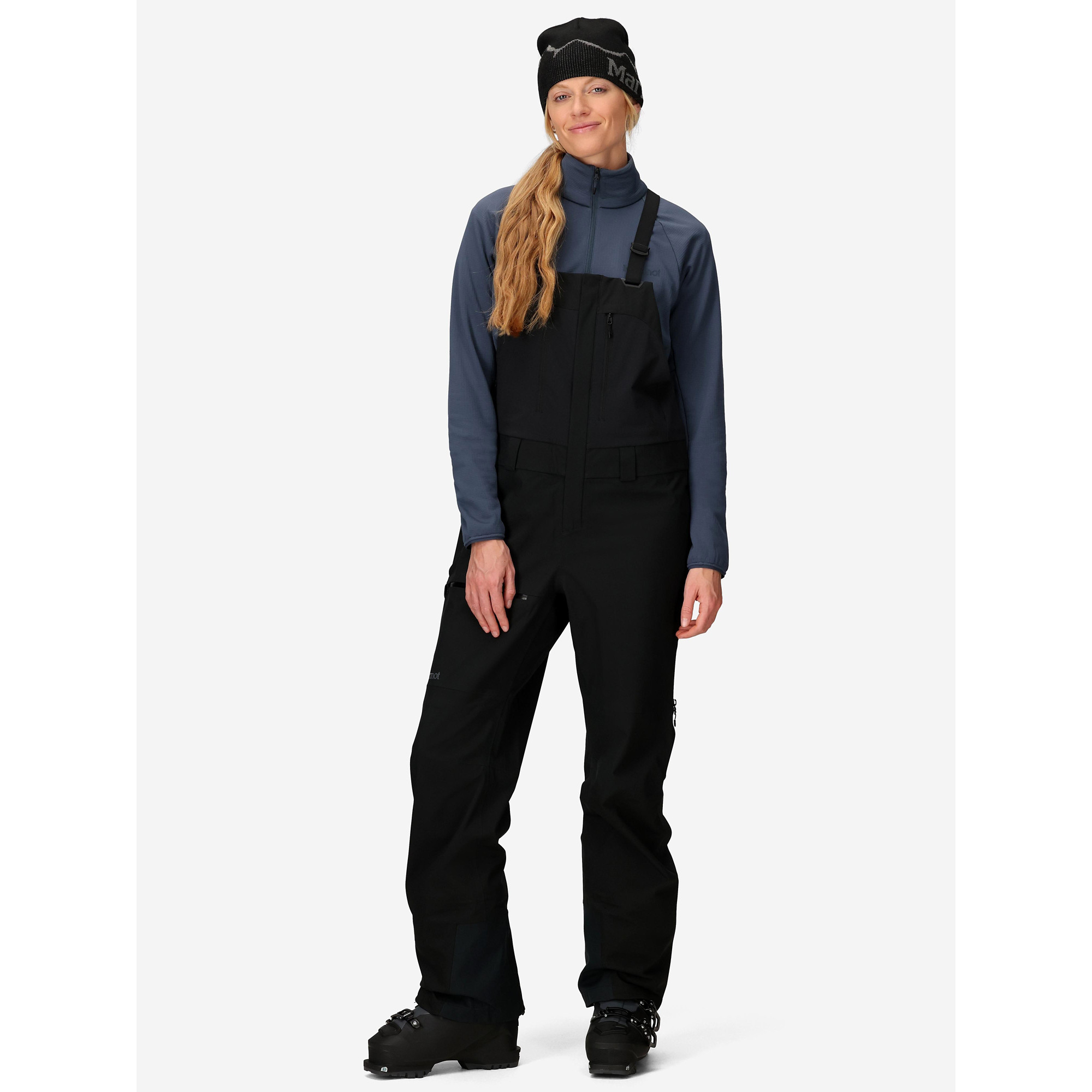 Marmot Women's Refuge Pro Bib Pant in Black - Size: Medium