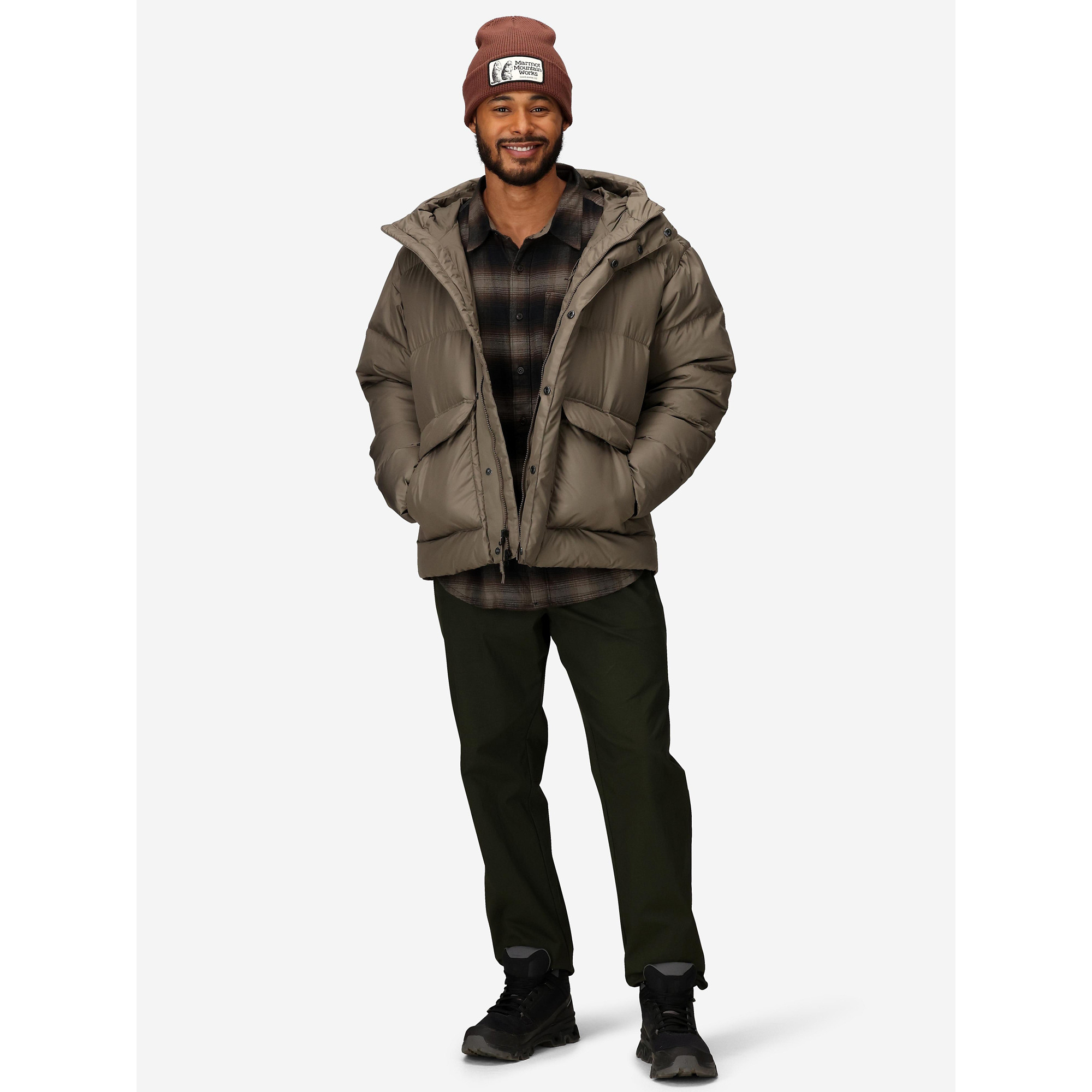 Marmot Men's Stockholm Down Jacket in Claystone
