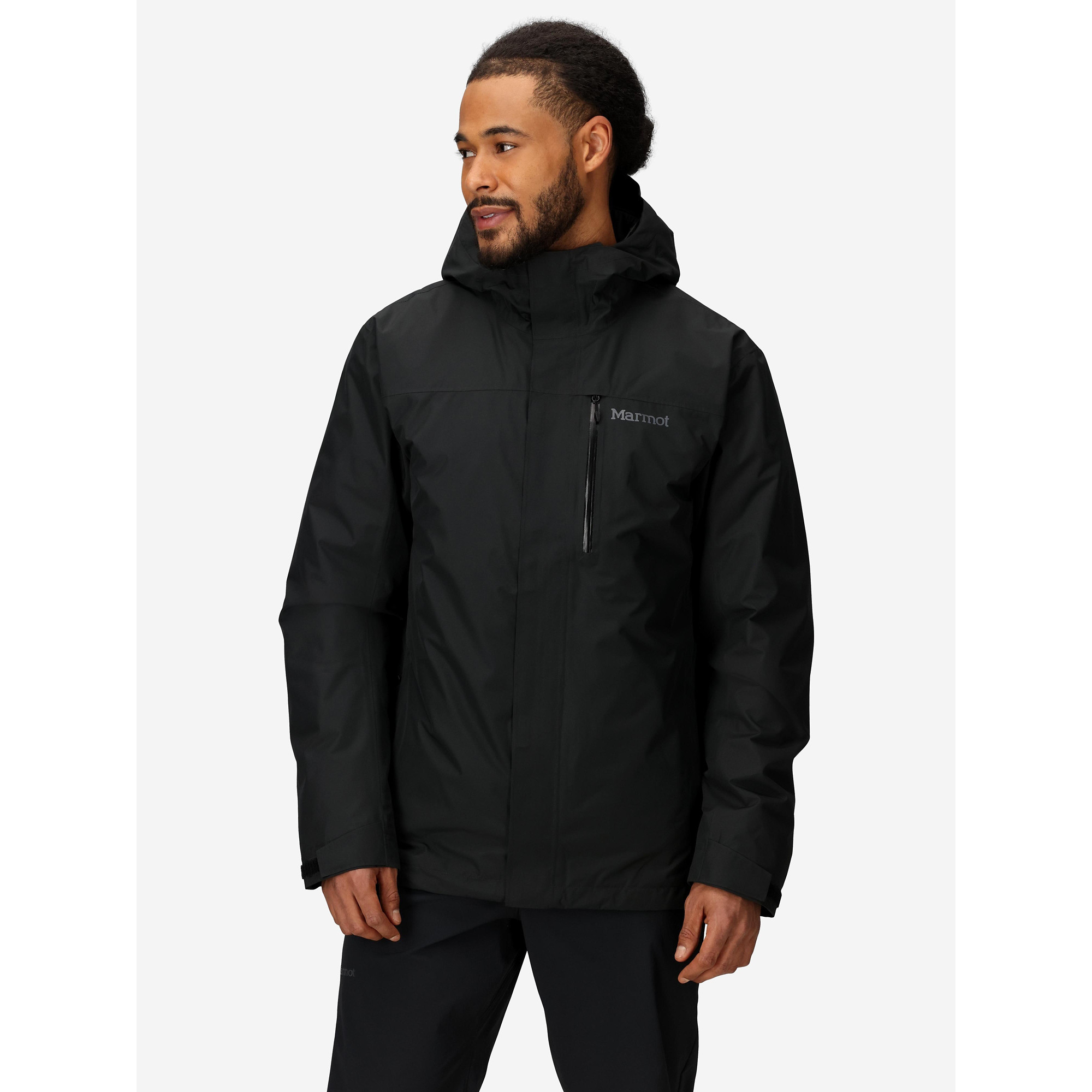 Marmot Men's Ramble Component 3 in 1 Waterproof Jacket in Black