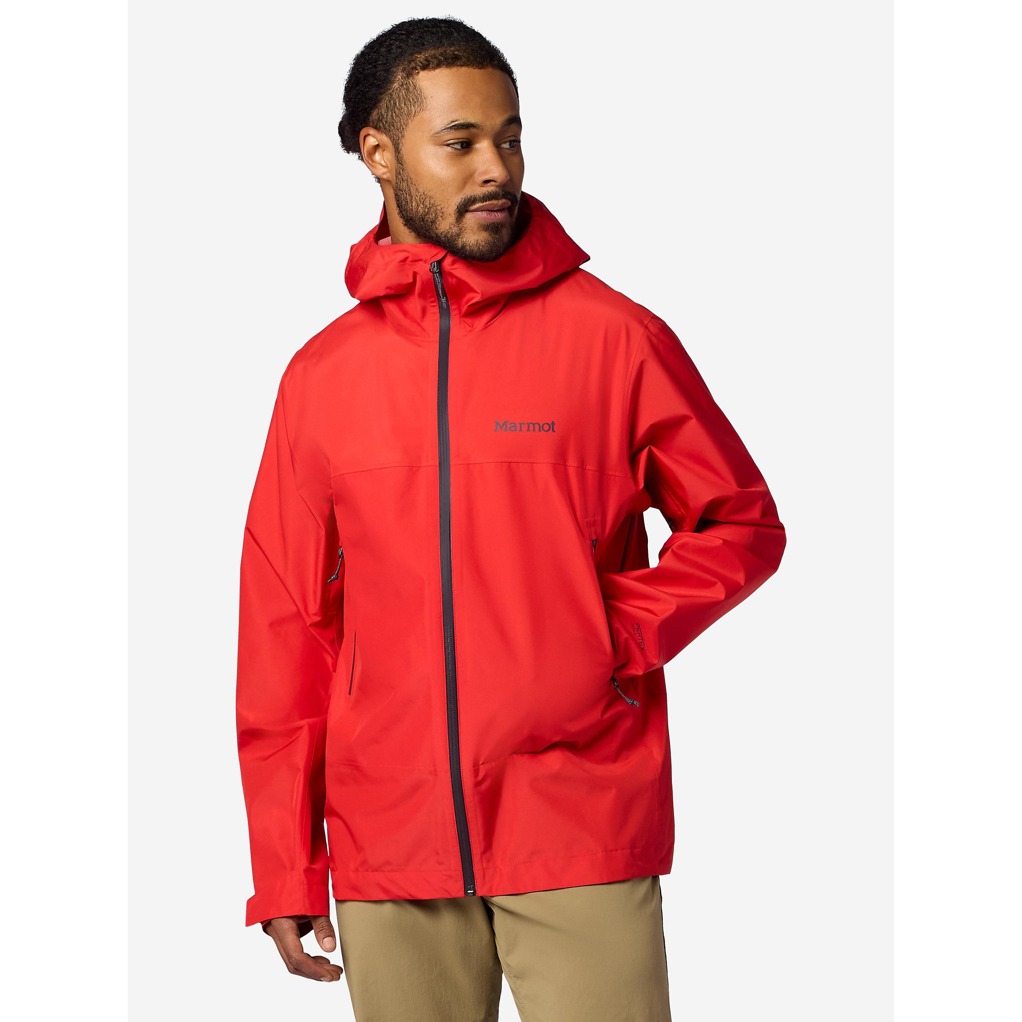 Marmot Men's Minimalist Pertex® Rain Jacket in Brick Red