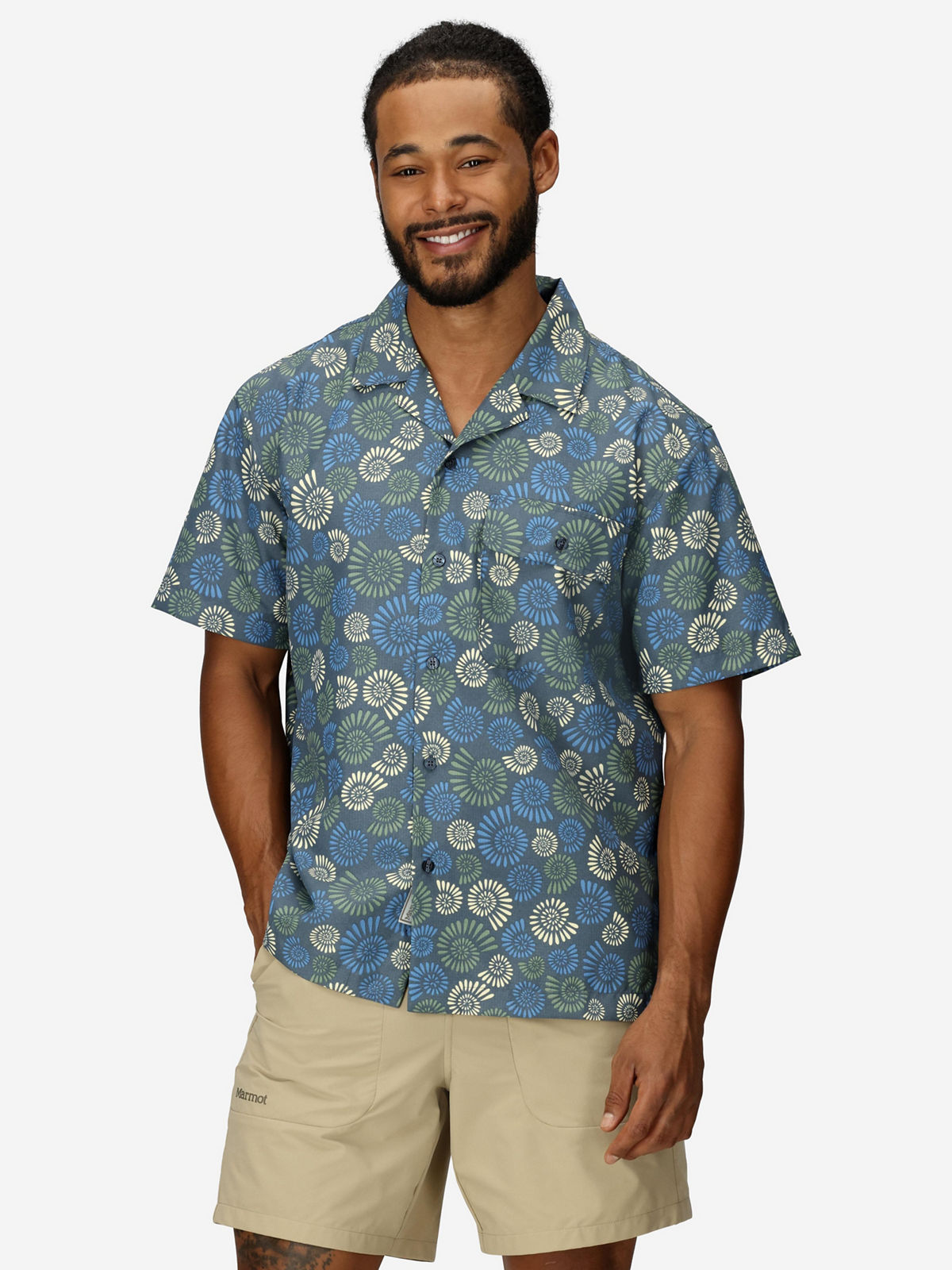 AirExchange UPF 40 Camp Novelty SS Shirt