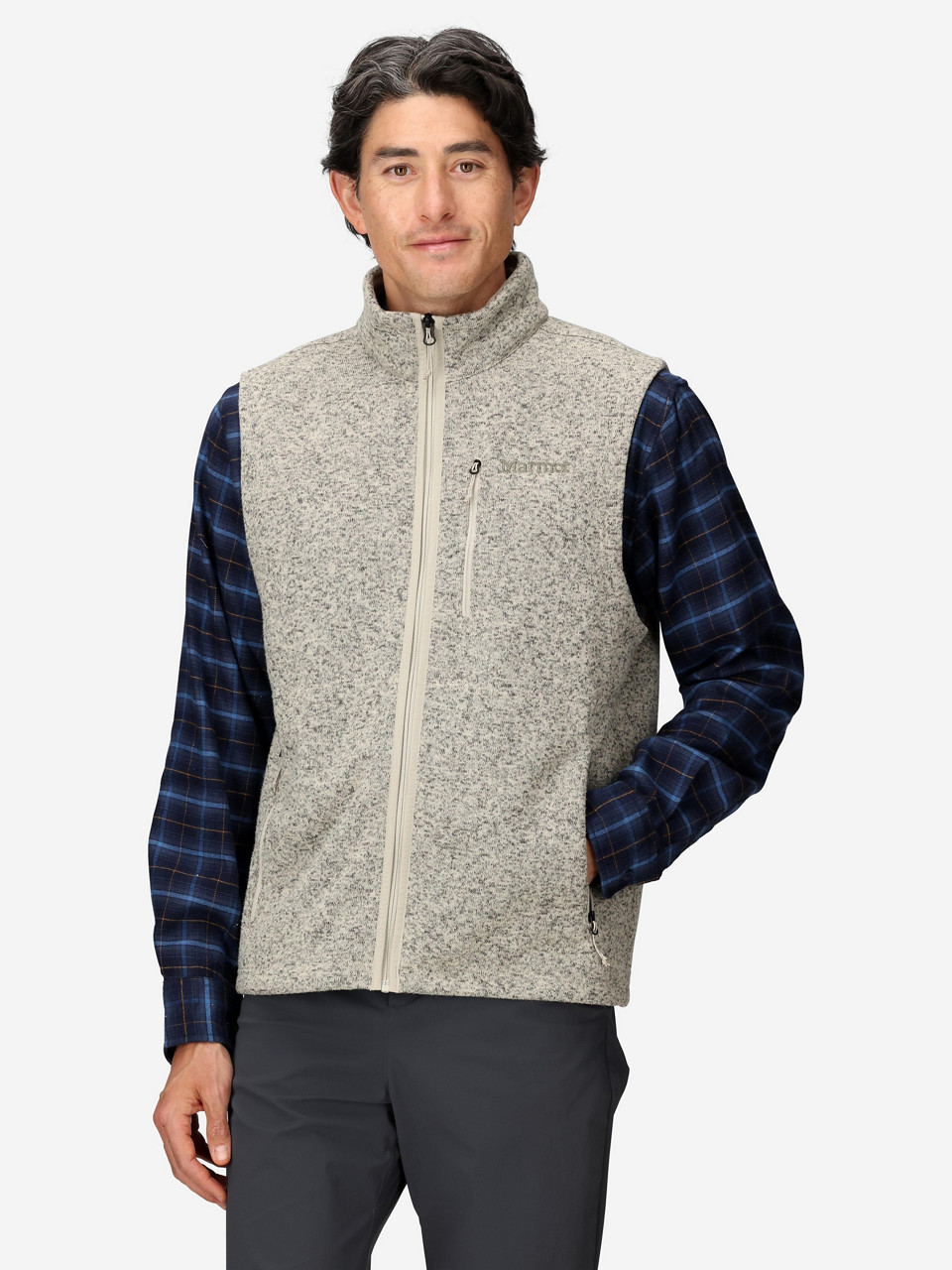 Men's Drop Line Sweater Fleece Vest | Marmot