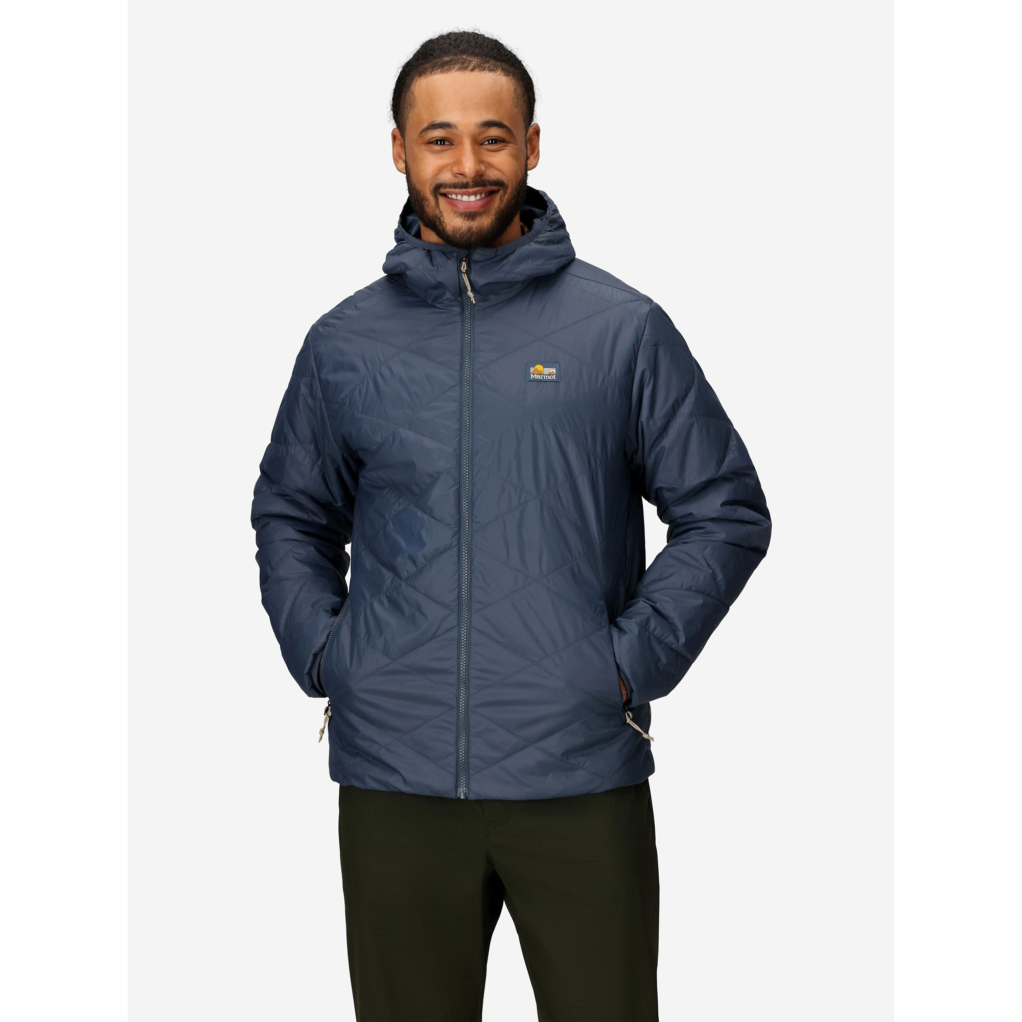 Marmot Men's Onward Insulated Hooded Jacket - Thunderhead