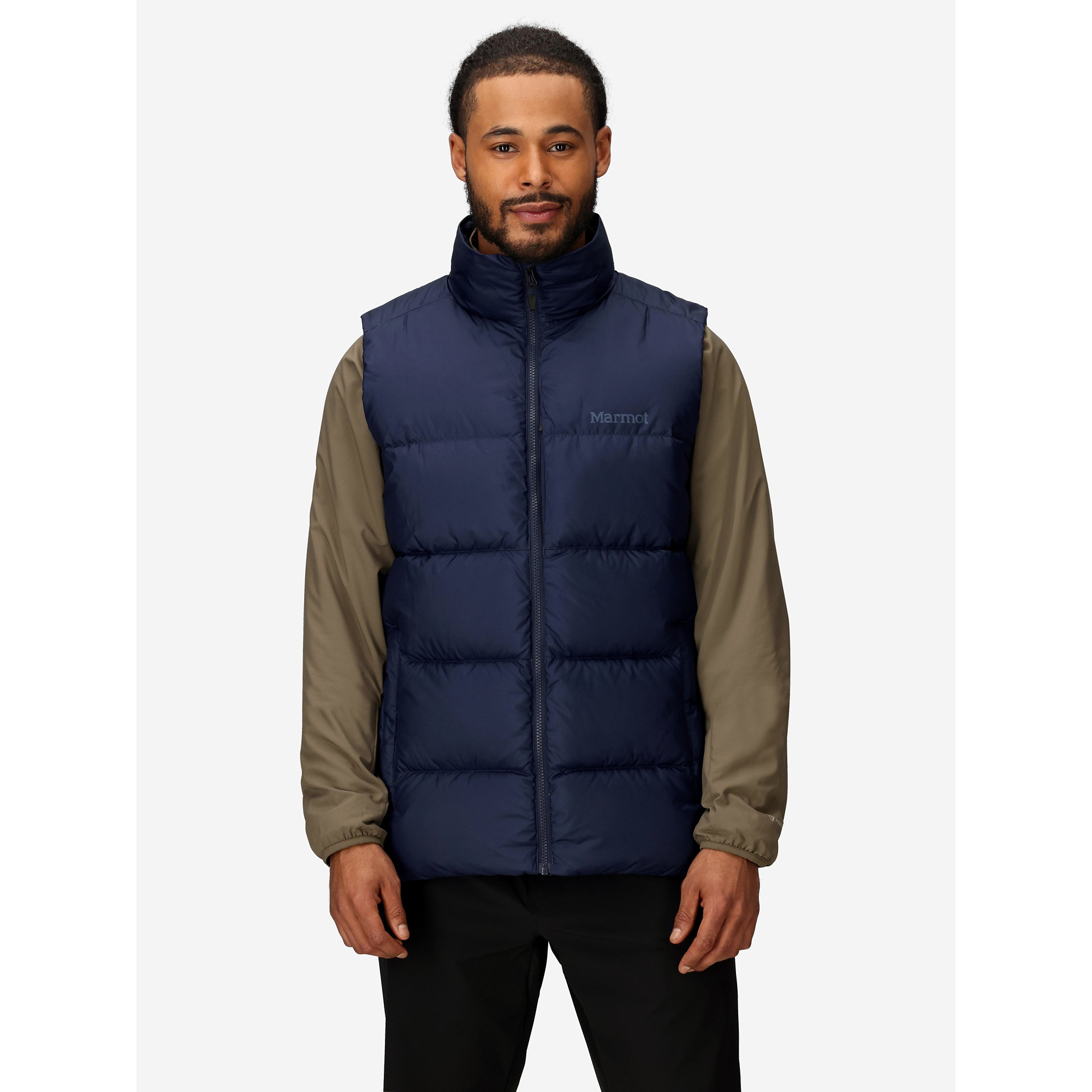Marmot Men's Guides Down Stand-Collar Vest - Arctic Navy