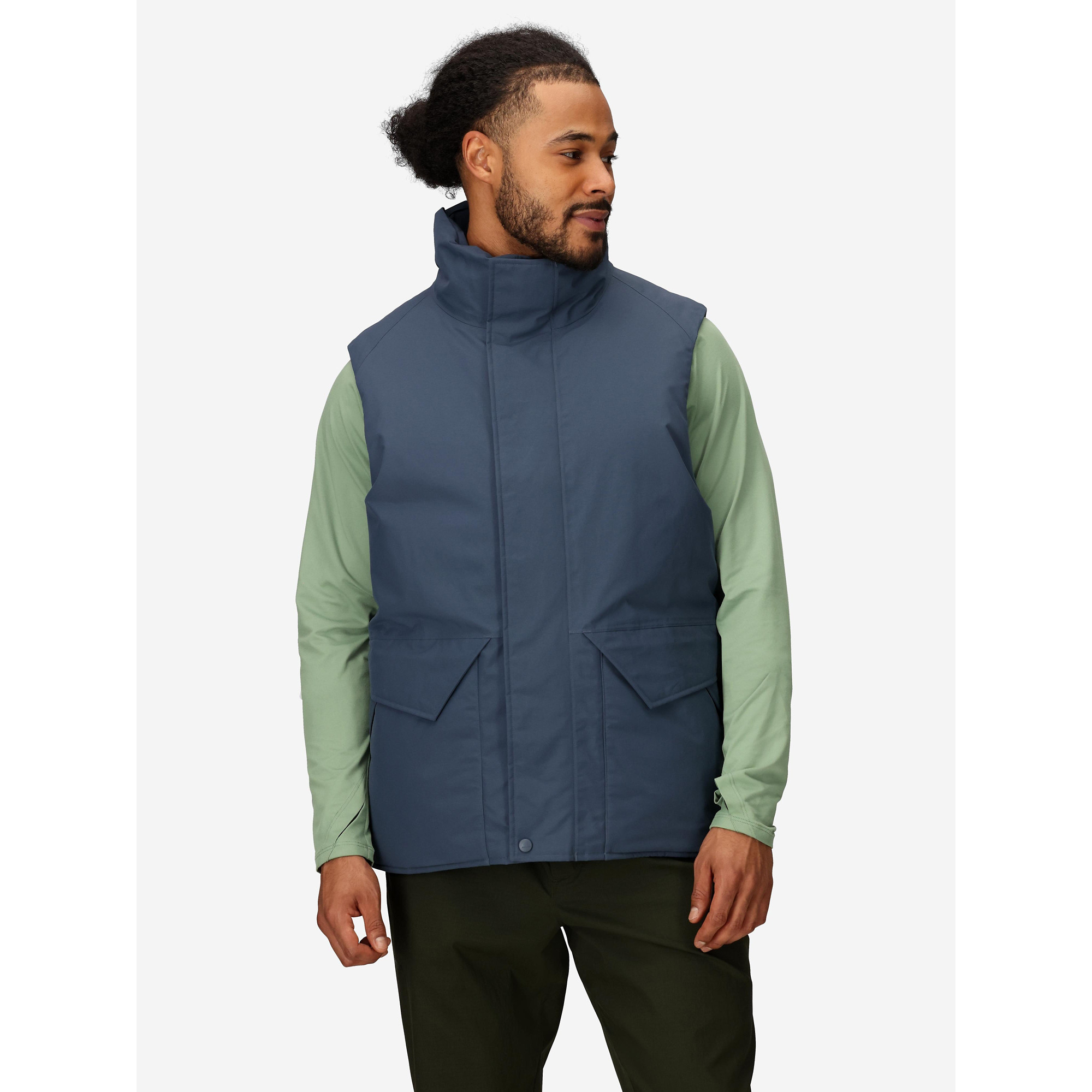 Marmot Men's GORE-TEX® Mammoth Down Vest (Fall 2025) in Thunderhead/Hickory Nut Marmot Archives