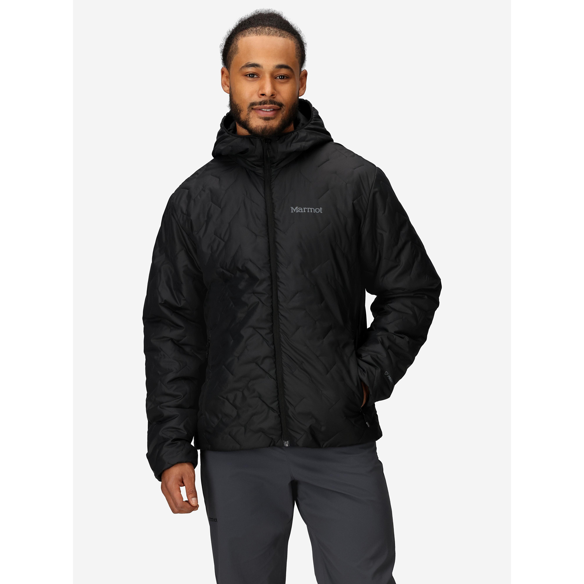 Marmot Men’s MonoQuilt PrimaLoft® Insulated Hoody in Black