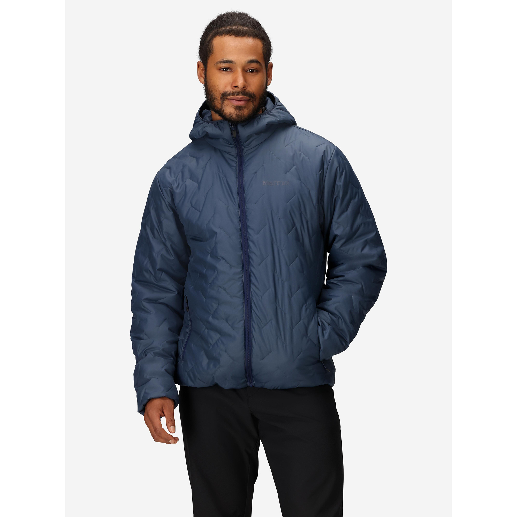Marmot Men’s MonoQuilt PrimaLoft® Insulated Hoody in Thunderhead