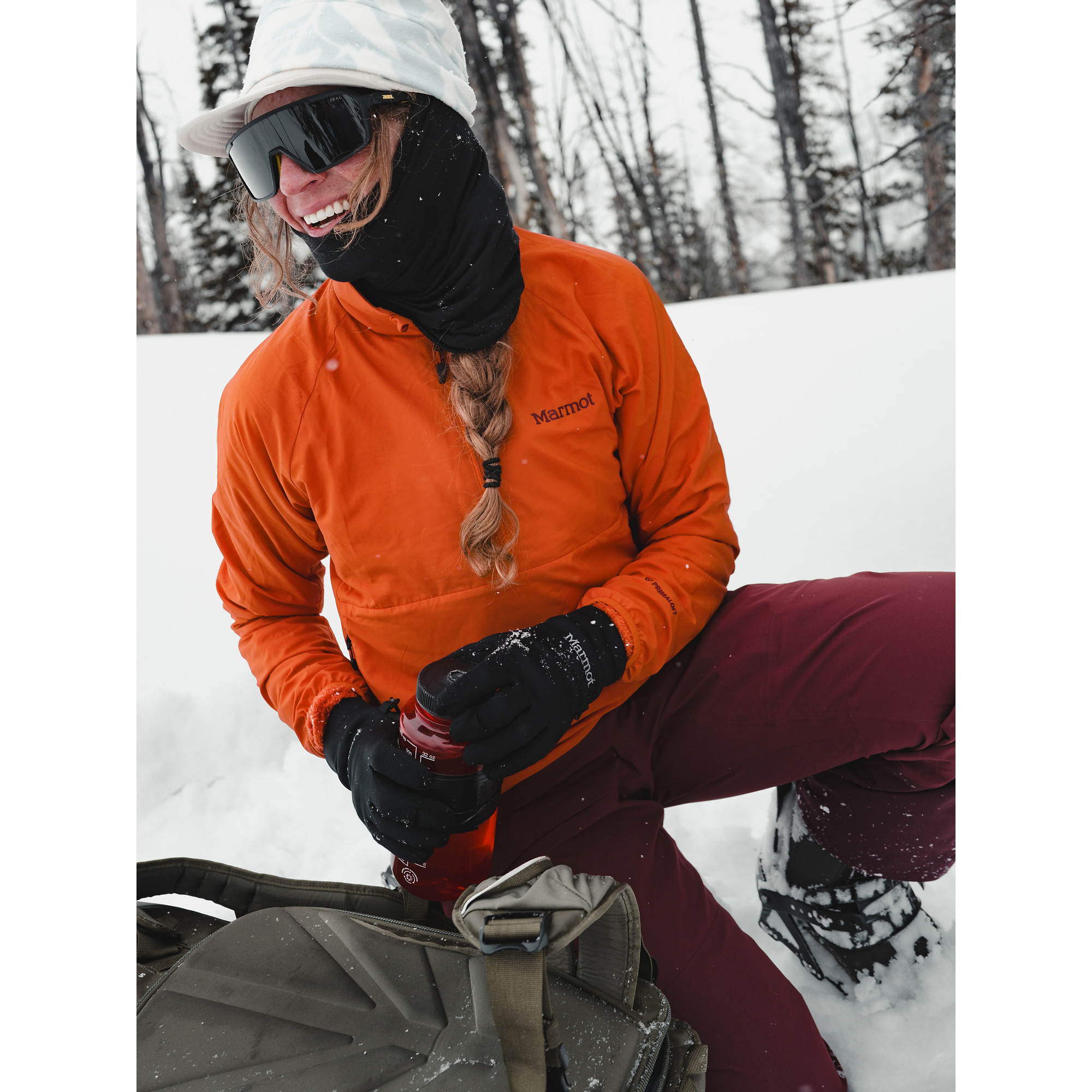 Marmot Women’s PrimaLoft® Evolve Aerothermal 1/2 Zip (Fall 2025) Shirt in Ginger Blossom
