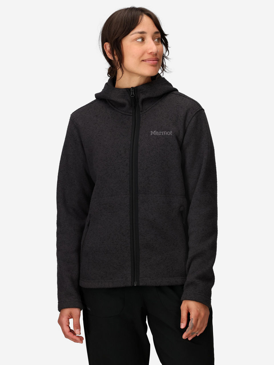 Women's Drop Line Sweater Fleece Full-Zip Hoody (Fall 2025)