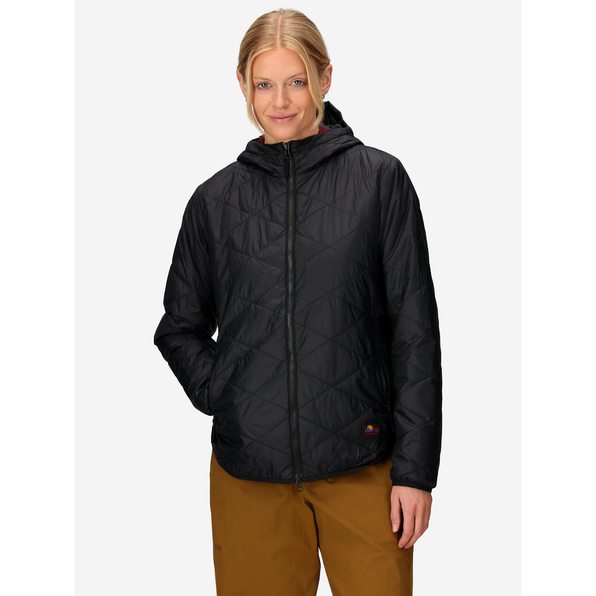 Marmot Women's Onward Long Sleeve Fixed Hoodie - Black