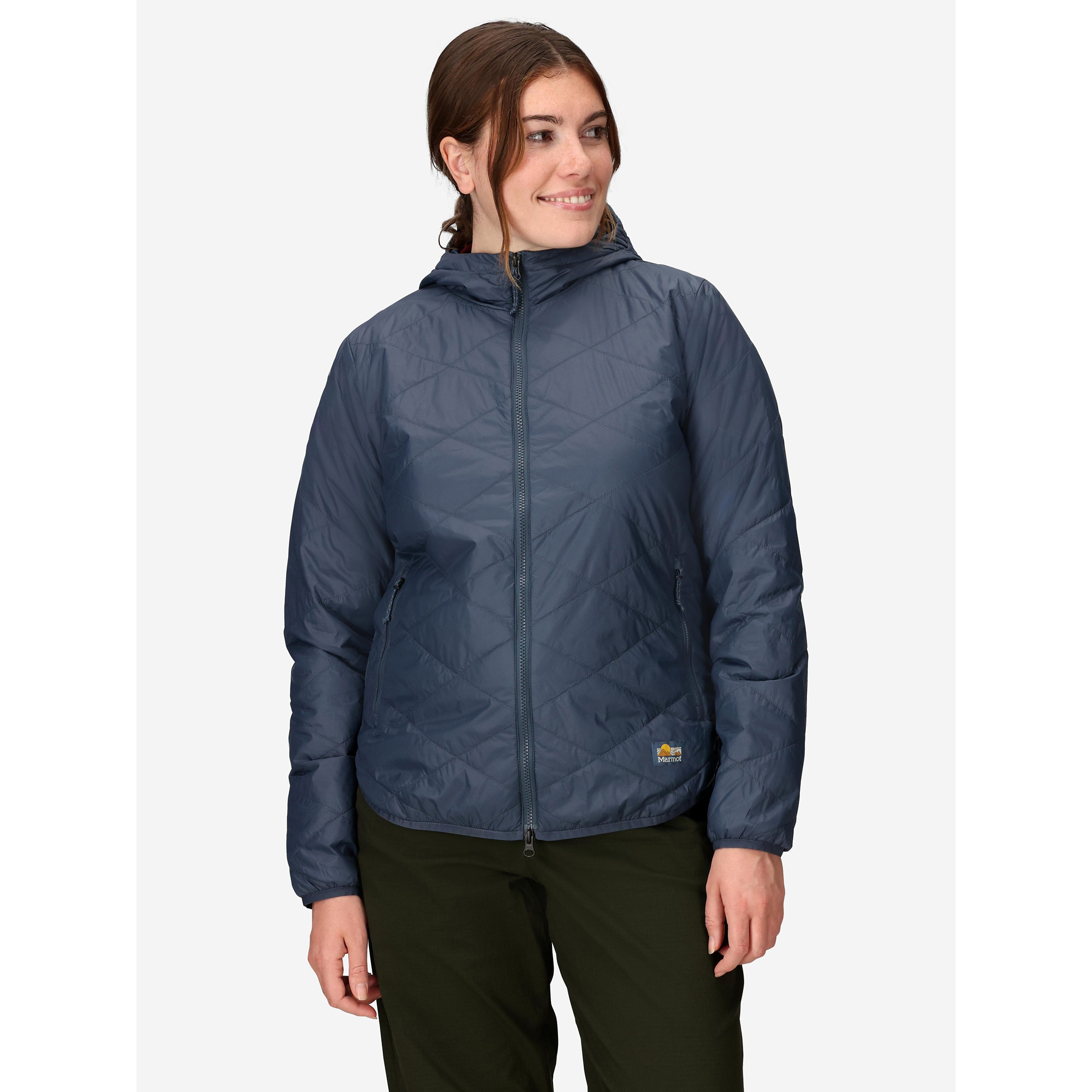 Marmot Women's Onward Long Sleeve Fixed Hoodie - Thunderhead