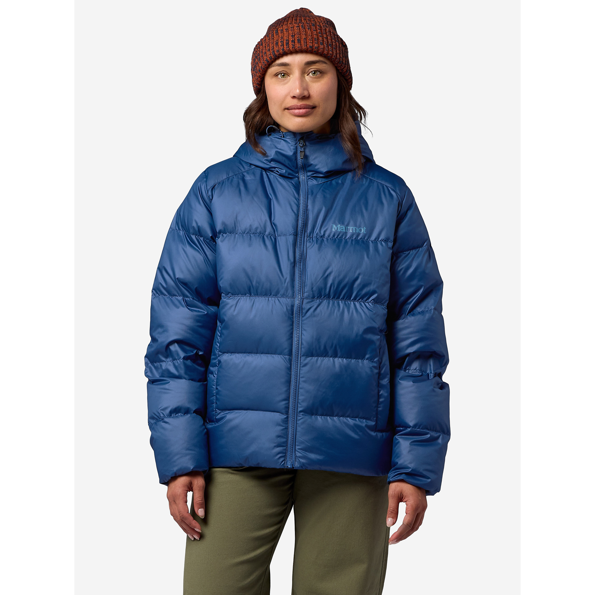 Marmot Women’s Guides Down 2.0 Hoody in Blue Currant