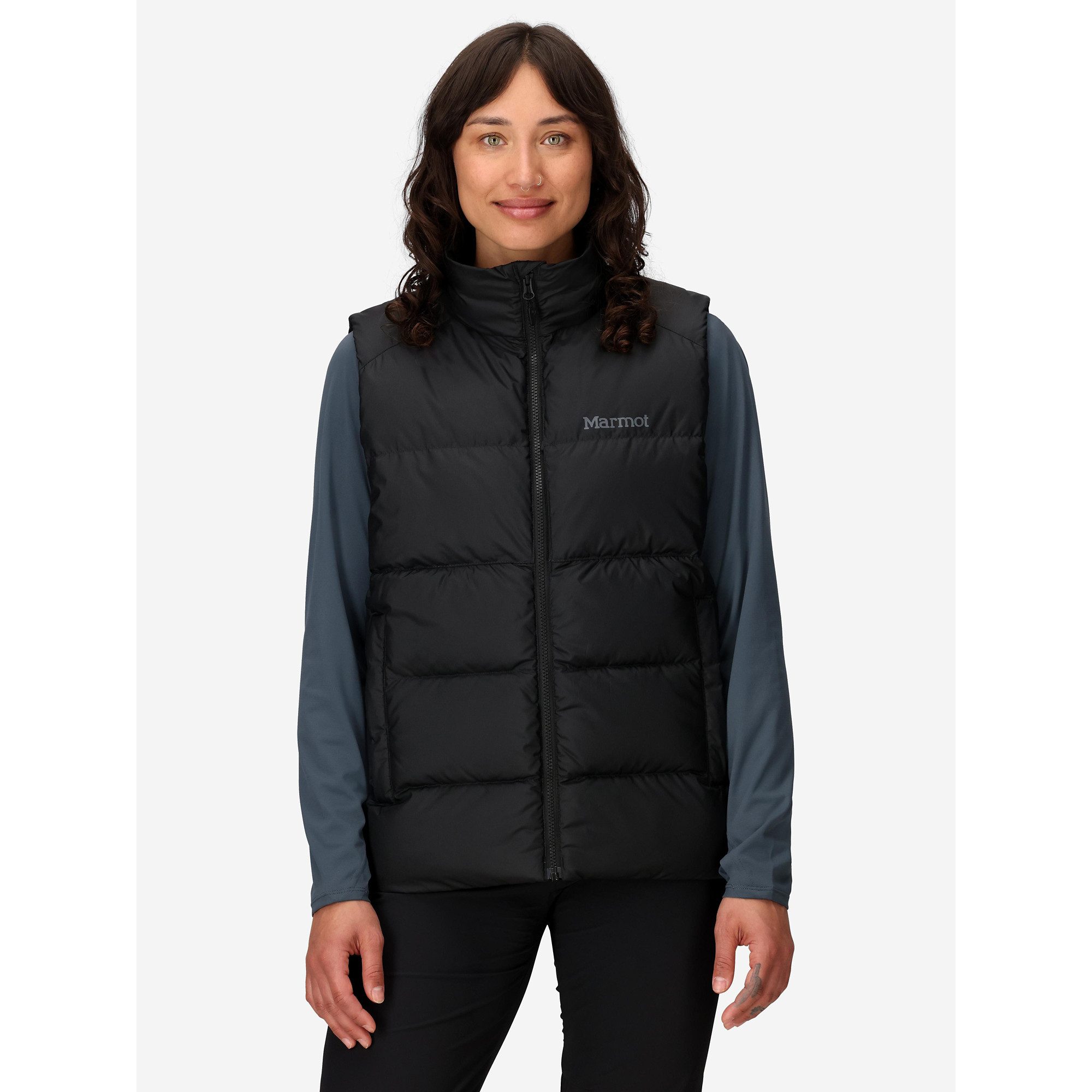 Marmot Women's Guides Down Puffer Sleeveless Vest - Black