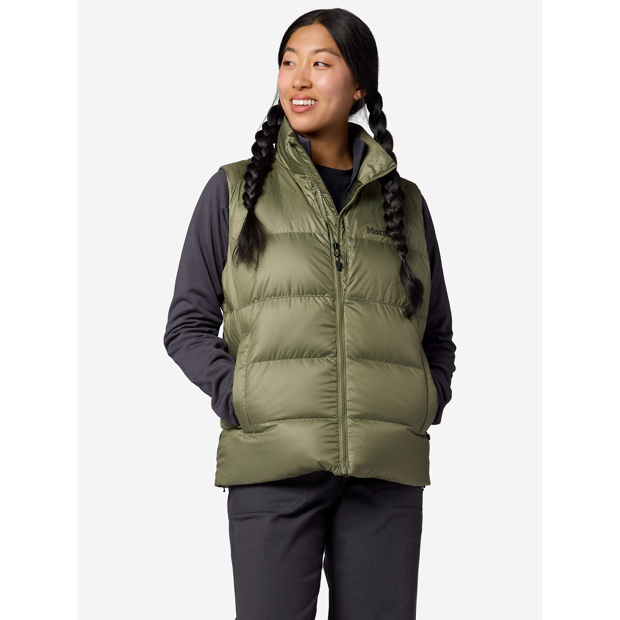 Marmot Women’s Guides Down 2.0 Vest in Olive Grove