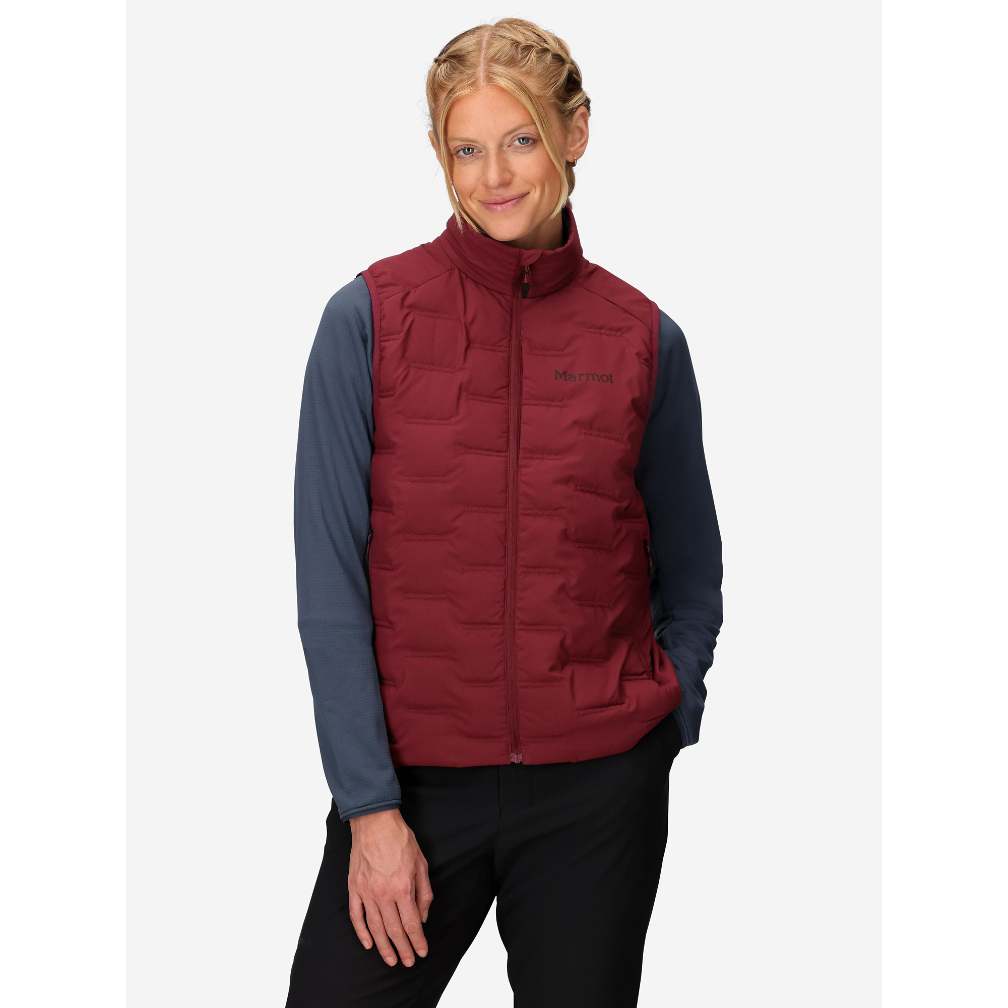 Marmot Women’s WarmCube® Active Aerothermal PrimaLoft® Insulated Vest (Fall 2025) in Acai Berry