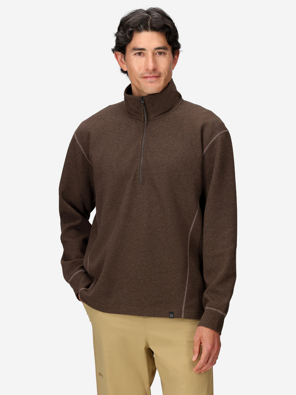 メンズウェア TANGRAM NO COFFEE HALF ZIP PISTE M Men's Ridge Tech Waffle Knit Half-Zip (Fall 2025) | Marmot
