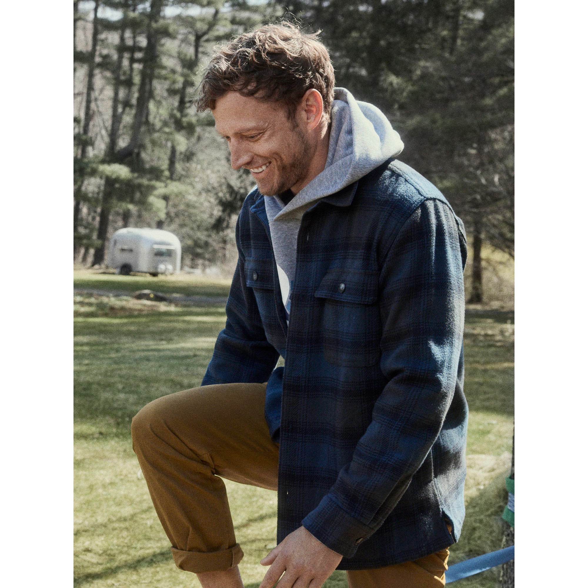 Marmot Men’s Pinecrest Heavyweight Flannel Overshirt (Fall 2025) in Thunderhead | Cotton