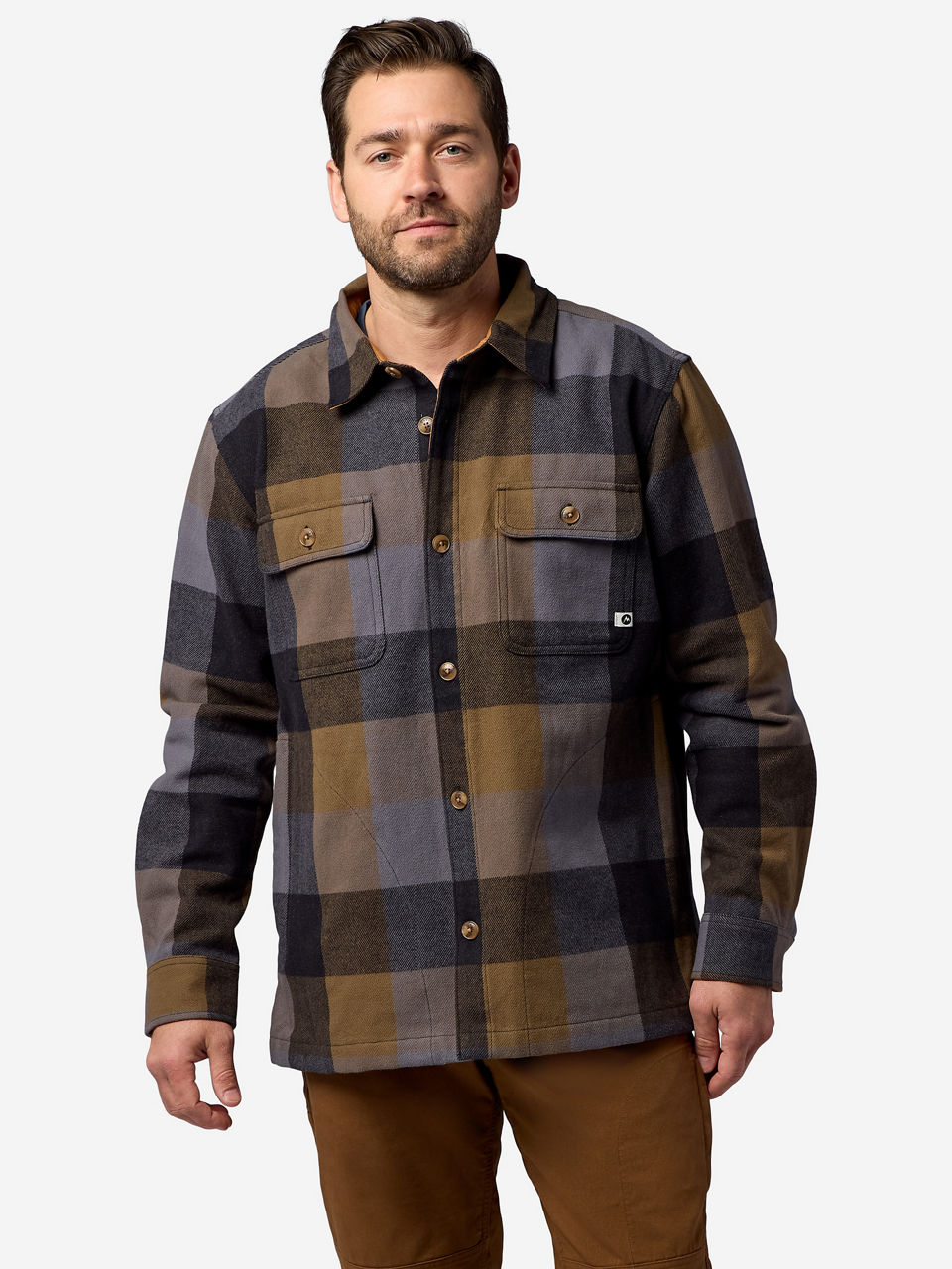 Dromedary Steel Plaid