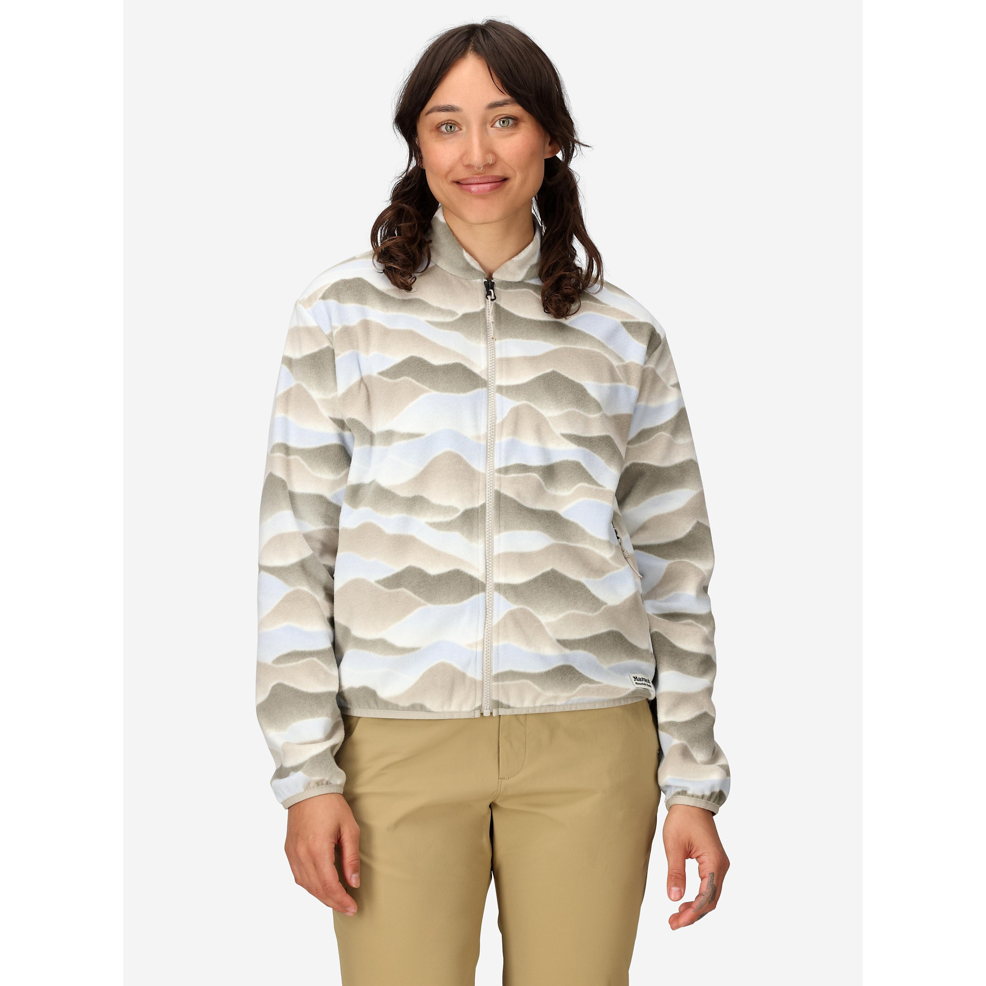 Marmot Women’s Felton Ultra Soft Fleece Full-Zip Jacket (Fall 2025) in Vapor Scenic