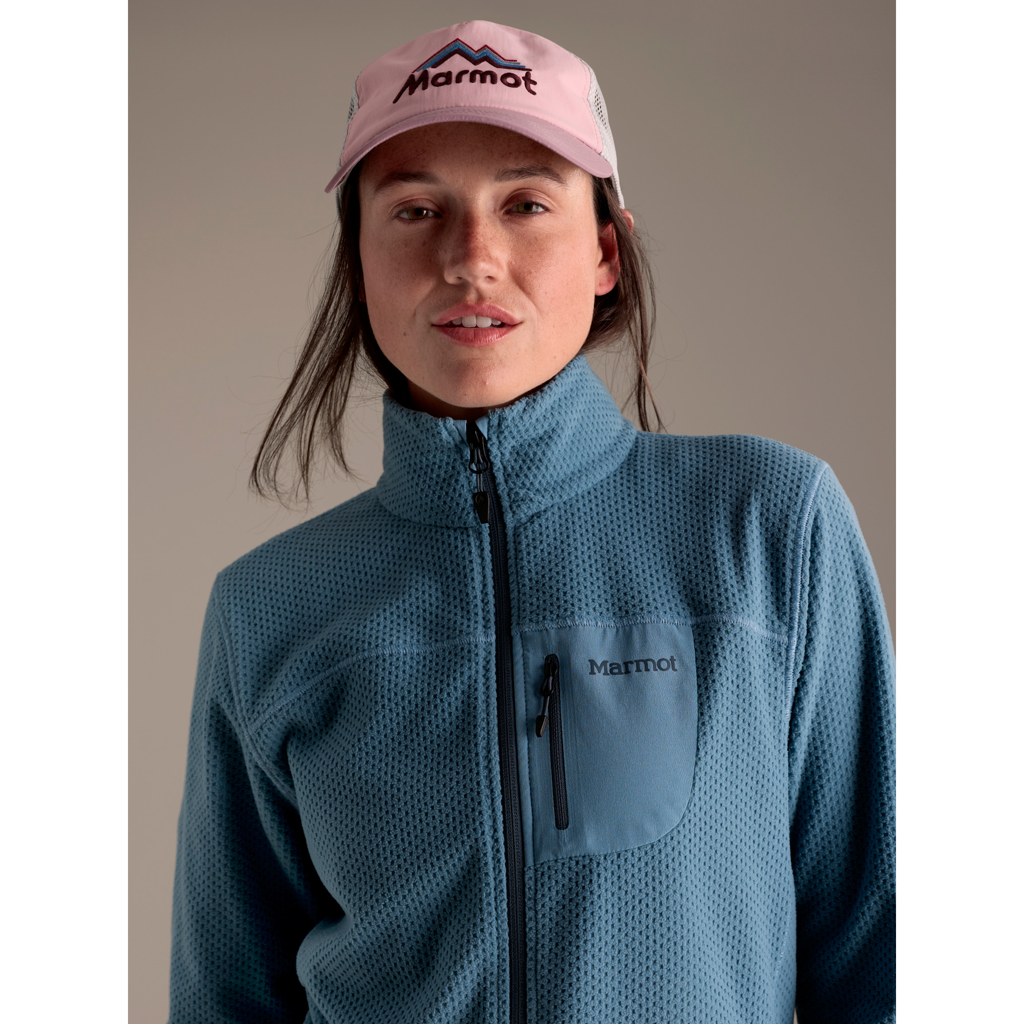 Marmot Women's AirFleece Performance Full-Zip Jacket in Summer Storm