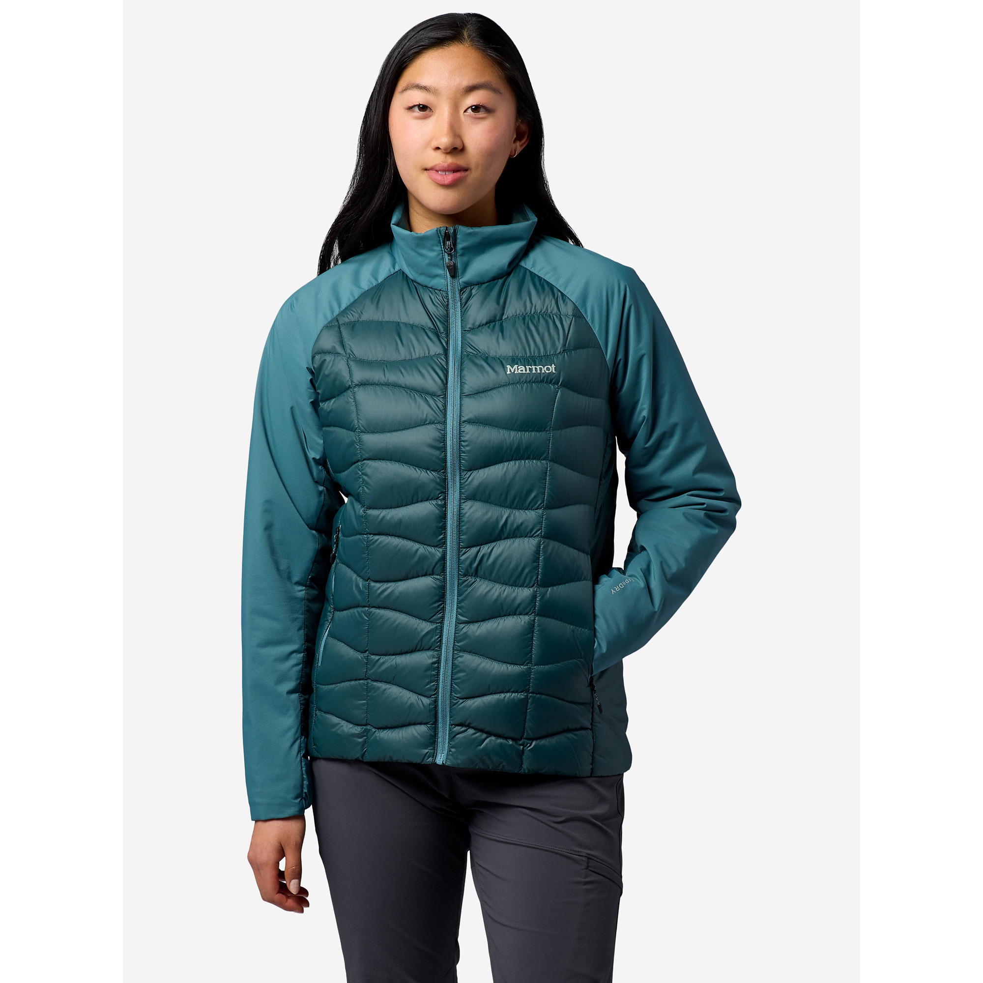 Marmot Women's GridLite Down Jacket in Water Cave/Seafloor