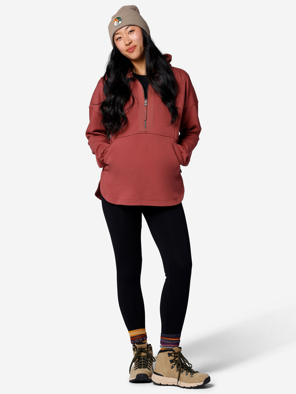 Wm's Hideaway Plush 1/2 Zip Hoody