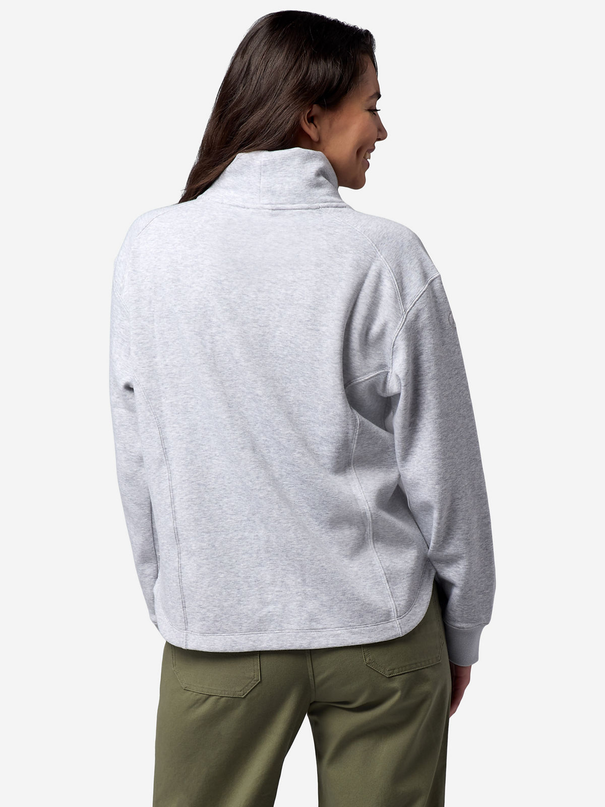 Wm's Hideaway Plush Funnel Neck LS
