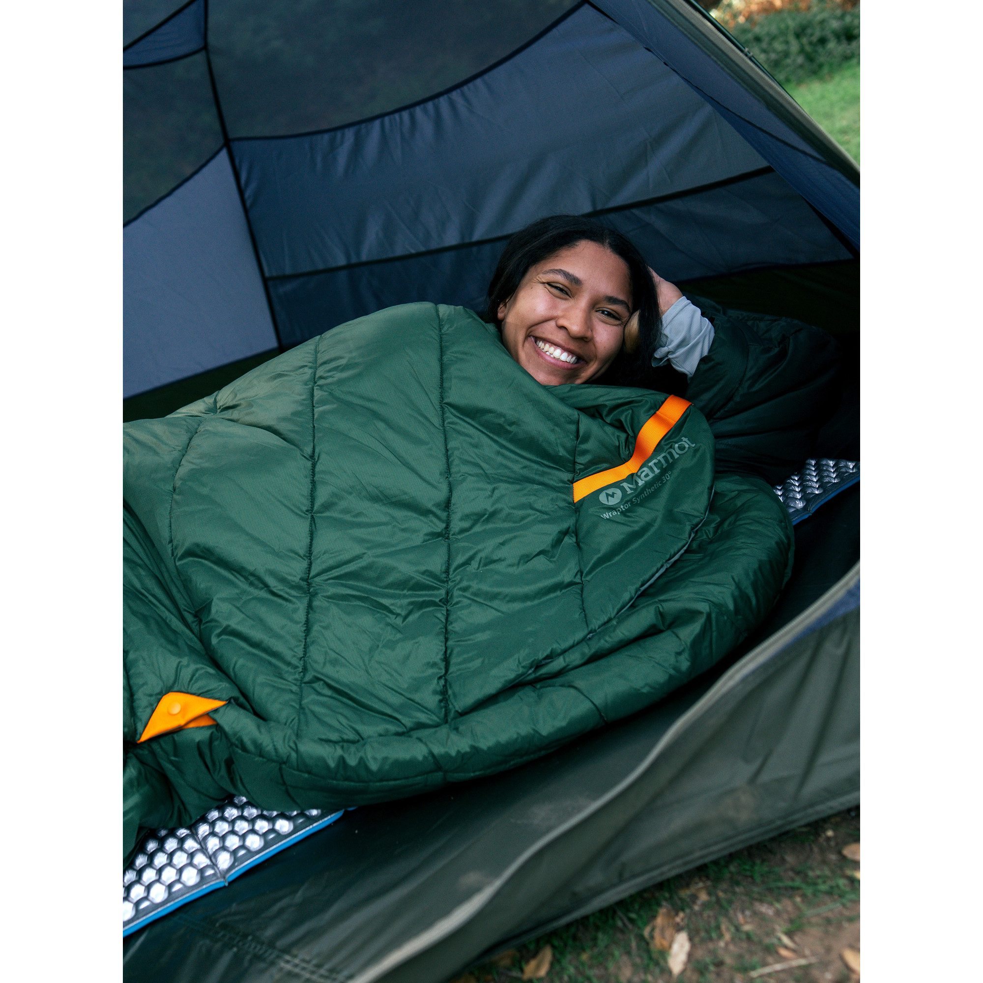 Marmot Wraptor Synthetic 30 Sleeping Bag, Men's, Regular, Deep Forest