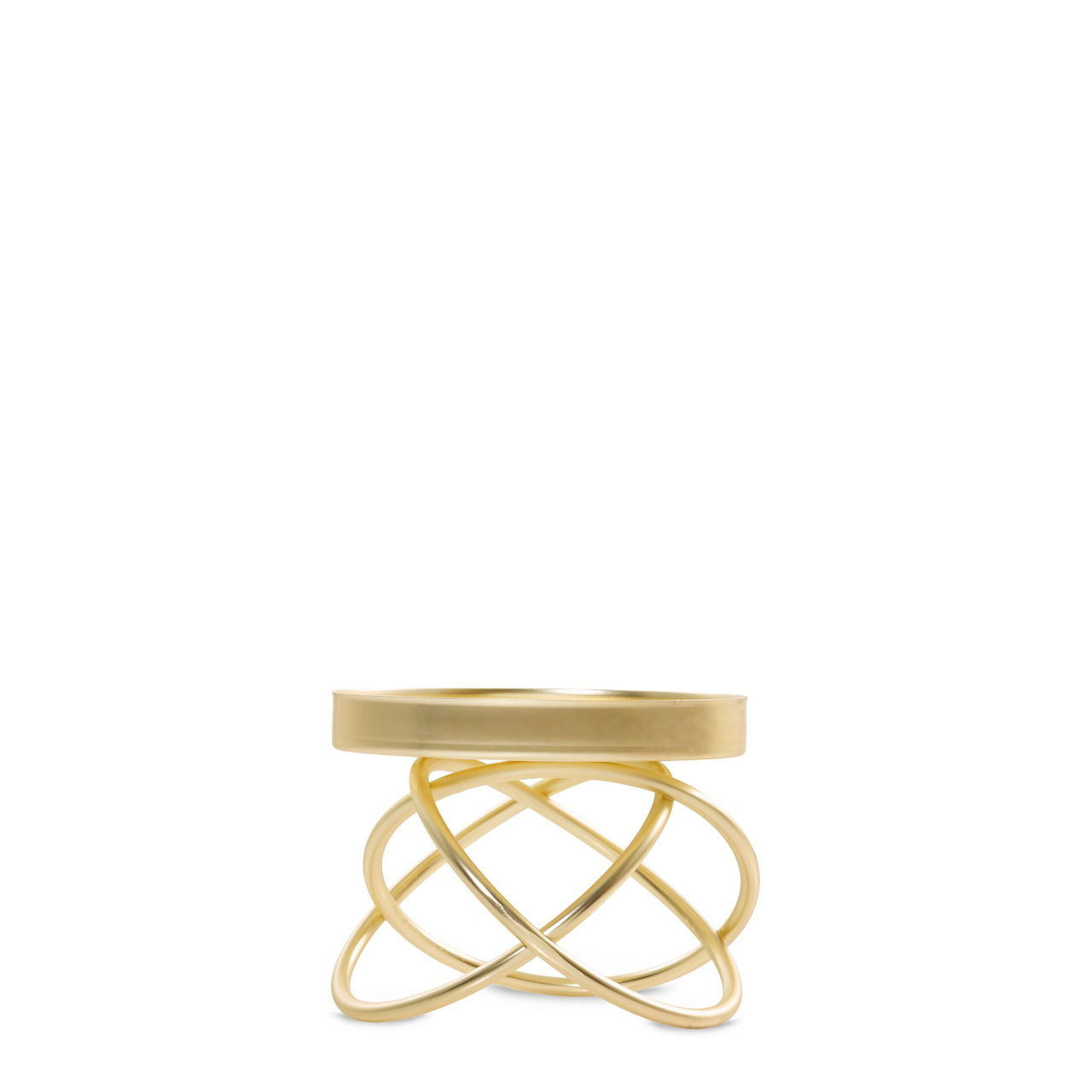 Golden Halo Candle Pedestal