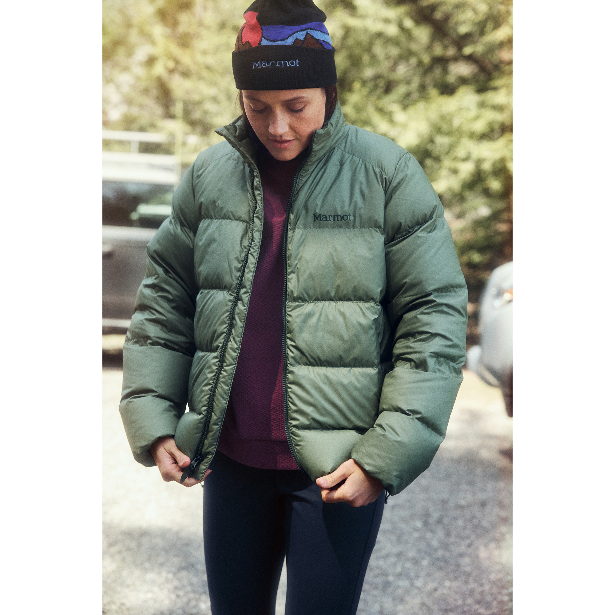 Marmot Women's Guides Down Puffer Jacket - Olive Grov