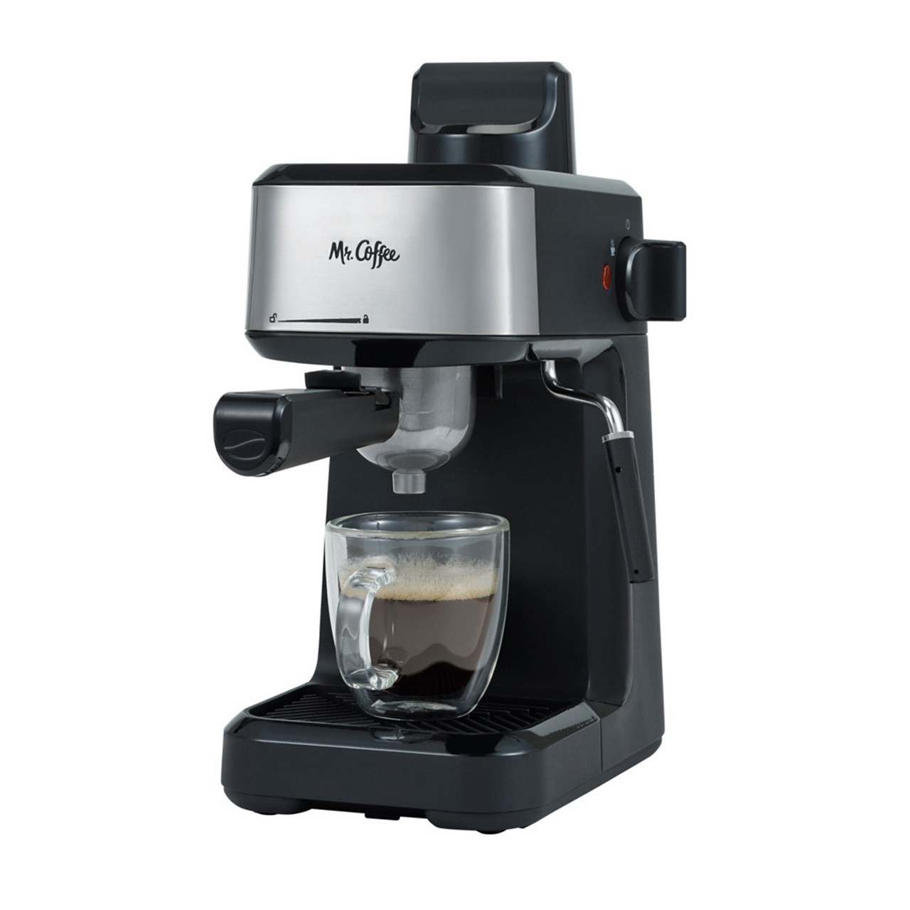 Mr Coffee エスプレッソマシン アメリカ製 Mr. Coffee Steam Espresso Maker with Stainless Steel Frothing