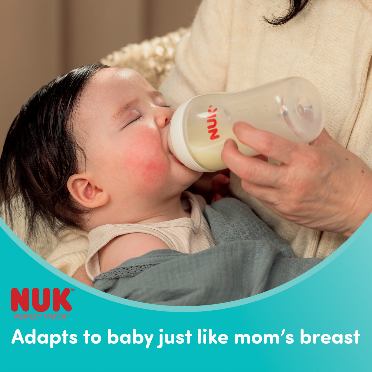 No.3 NMN Perfect Conques 60ml 2本セット NUK® Perfect Match™ Natural + Anti-Colic Bottle Gift Set, 7 Pieces