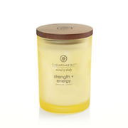 strength energy pineapple coconut medium jar candle