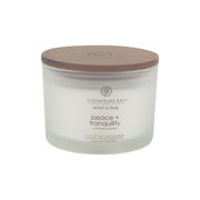 peace tranquility cashmere jasmine 3 wick coffee table jar candle