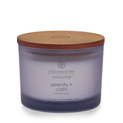 serenity calm lavender thyme 3 wick coffee table jar candle