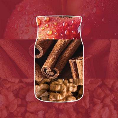 Red Apple Wreath Kerze