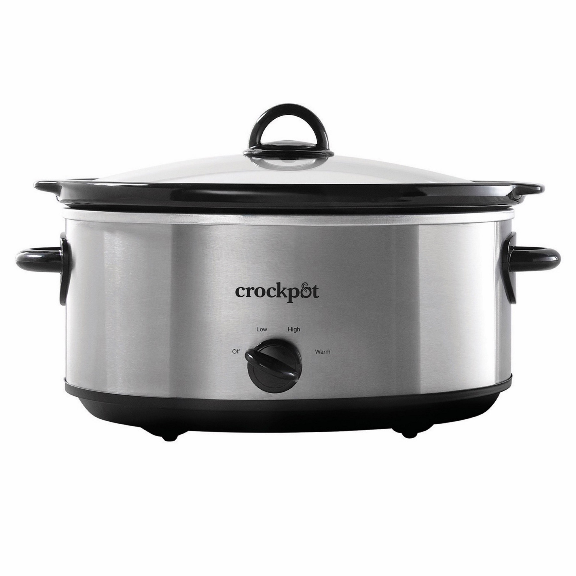 Crock-Pot Manual 7-Quart Slow Cooker, Stainless Steel (SCV700-S-BR)