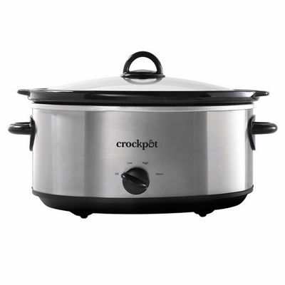 Crock-Pot&reg; Manual 7-Quart Slow Cooker, Stainless Steel